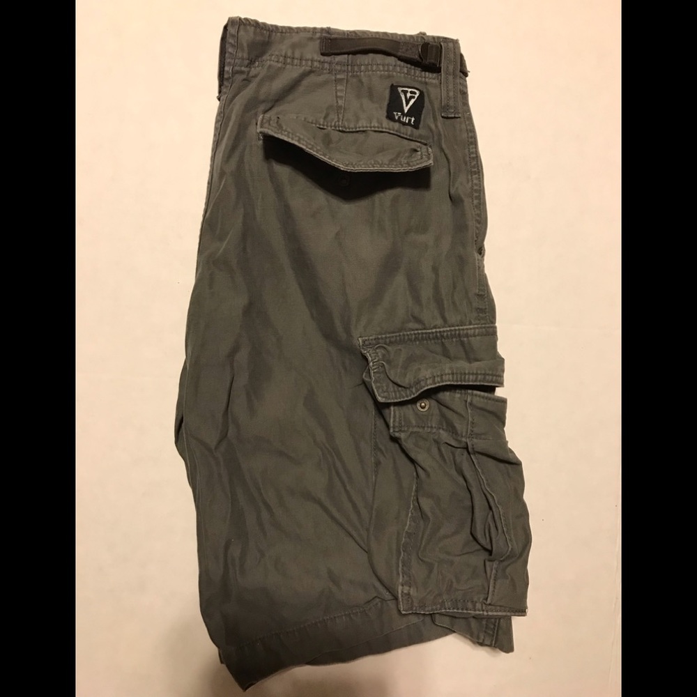 MEN'S VURT CARGO CASUAL MULTI POCKET SHORTS GRAY